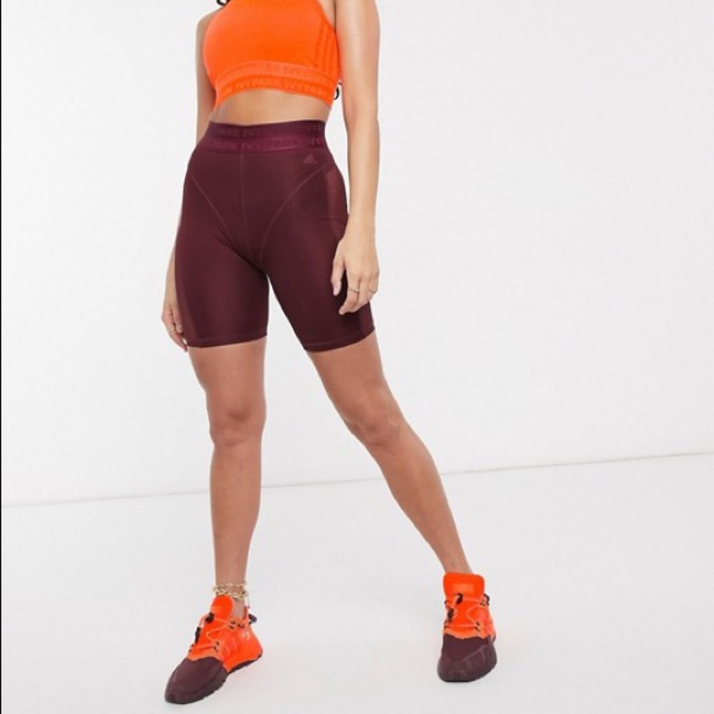 Ivy Park x Adidas Maroon Cycling Shorts